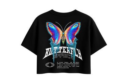 Cropped Butterfly Effect T-Shirt
