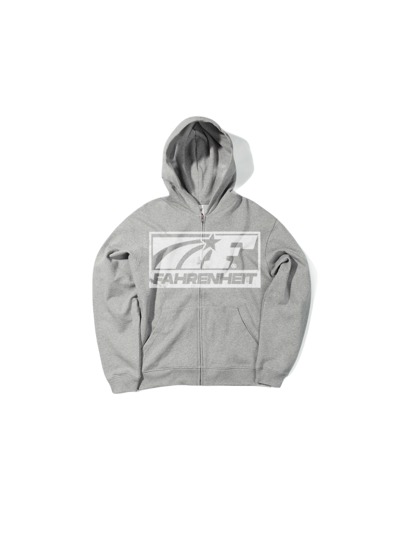 Grey Hot Winters Zip-Up Hoodie