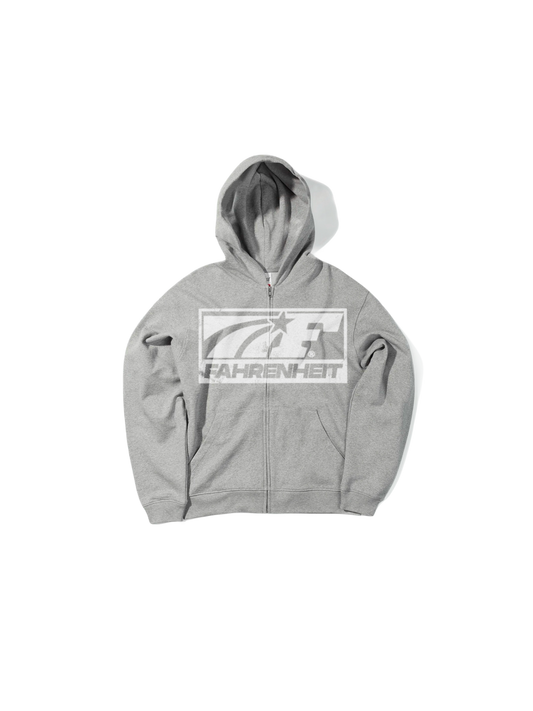 Grey Hot Winters Zip-Up Hoodie